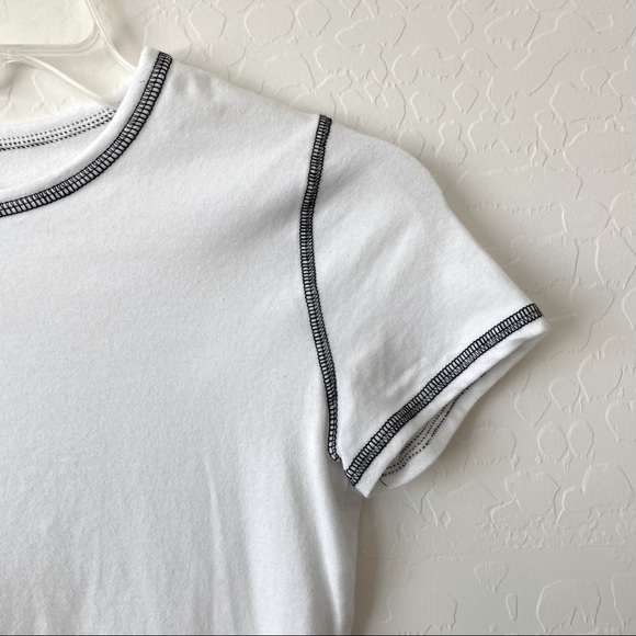 HOLLISTER Baby Tee Crop Top White XS - Picture 3 of 4